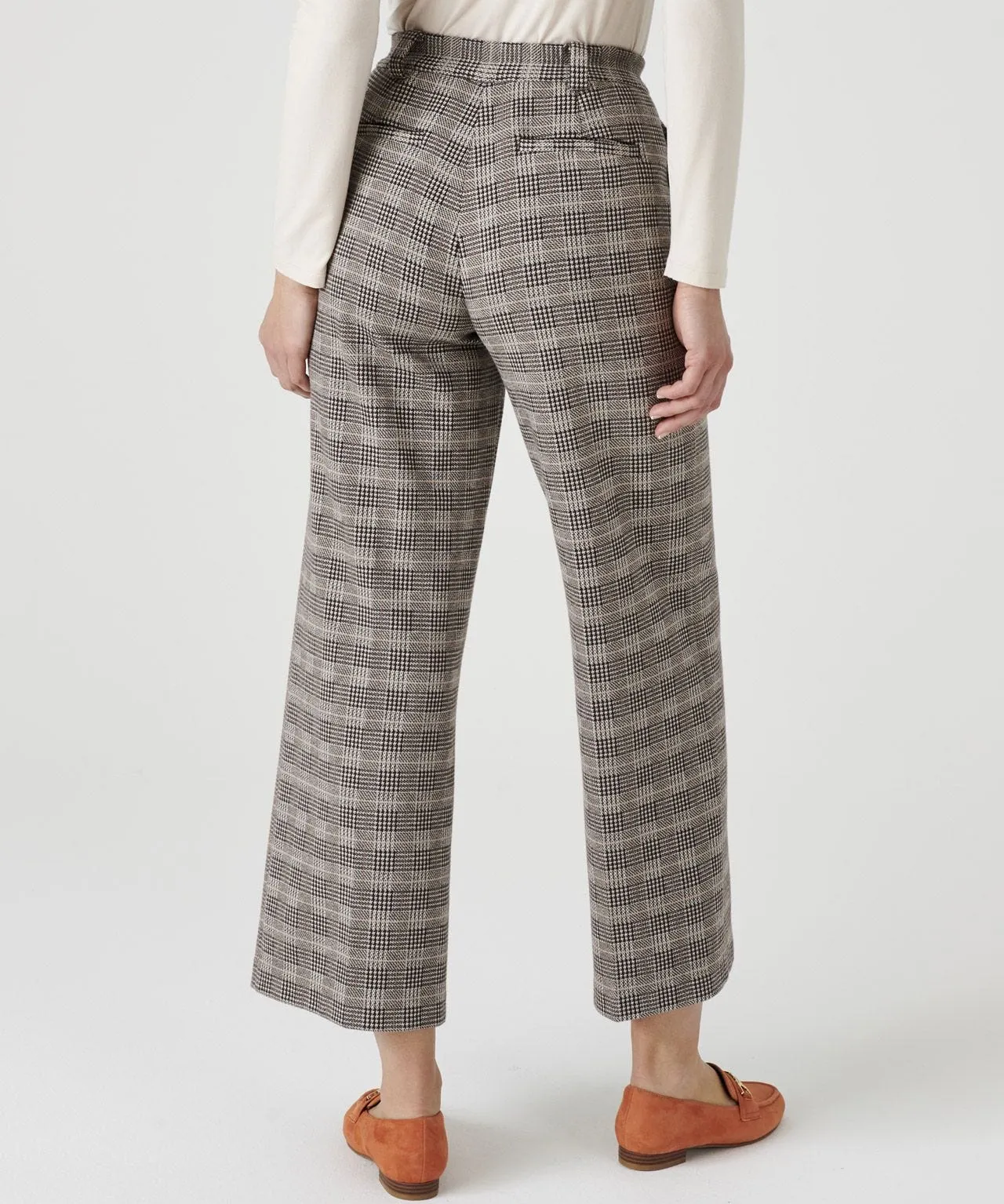 7-8 Knitted Check Trousers