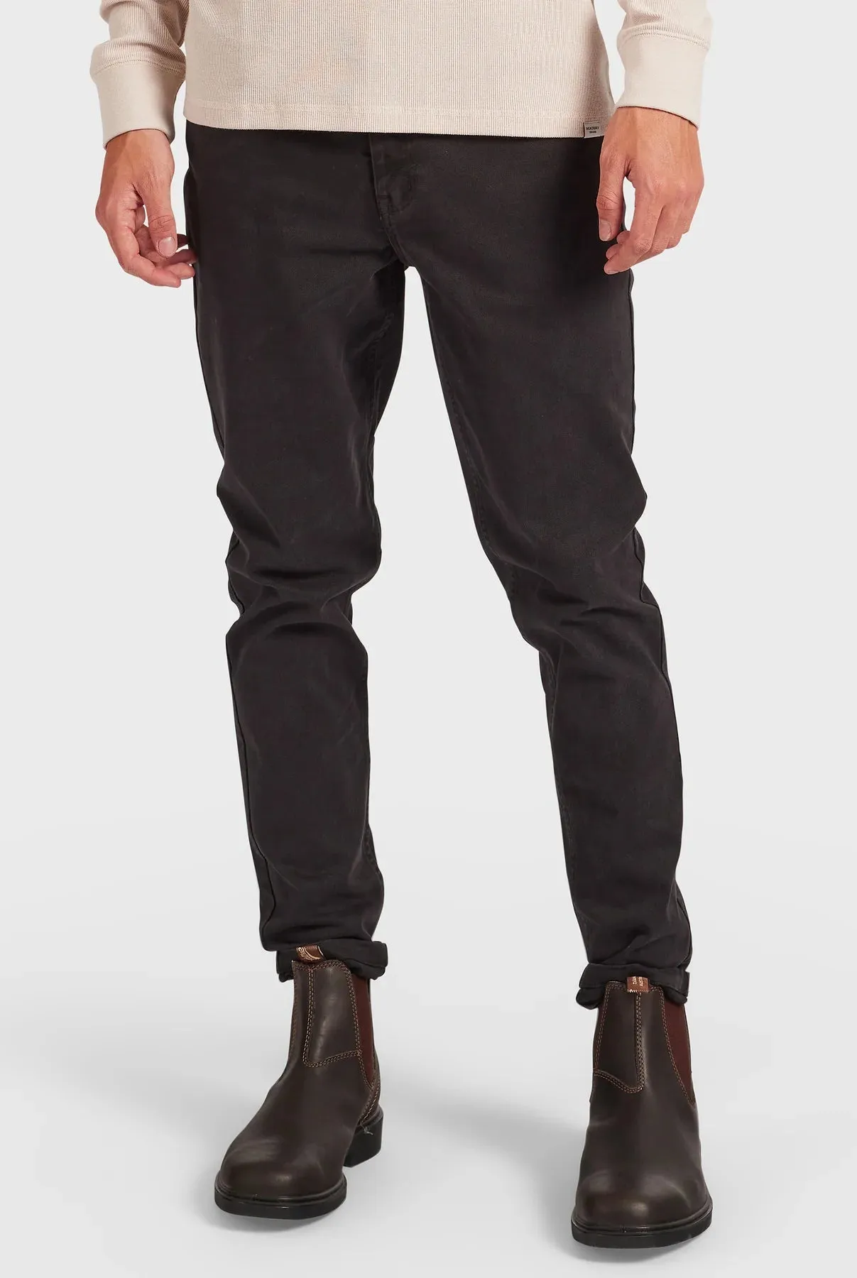 Academy Brand Jack 5 Pocket Washed Black Pants