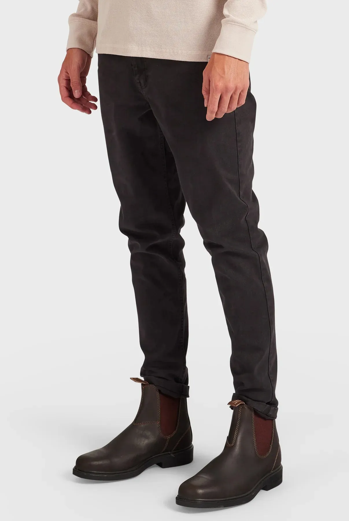 Academy Brand Jack 5 Pocket Washed Black Pants