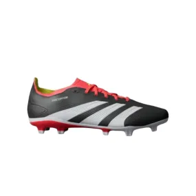 Adidas Unisex Predator League FG Soccer Cleats (Black/White/Red)