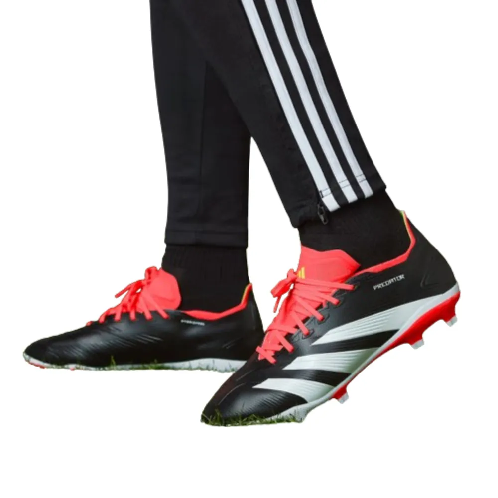 Adidas Unisex Predator League FG Soccer Cleats (Black/White/Red)