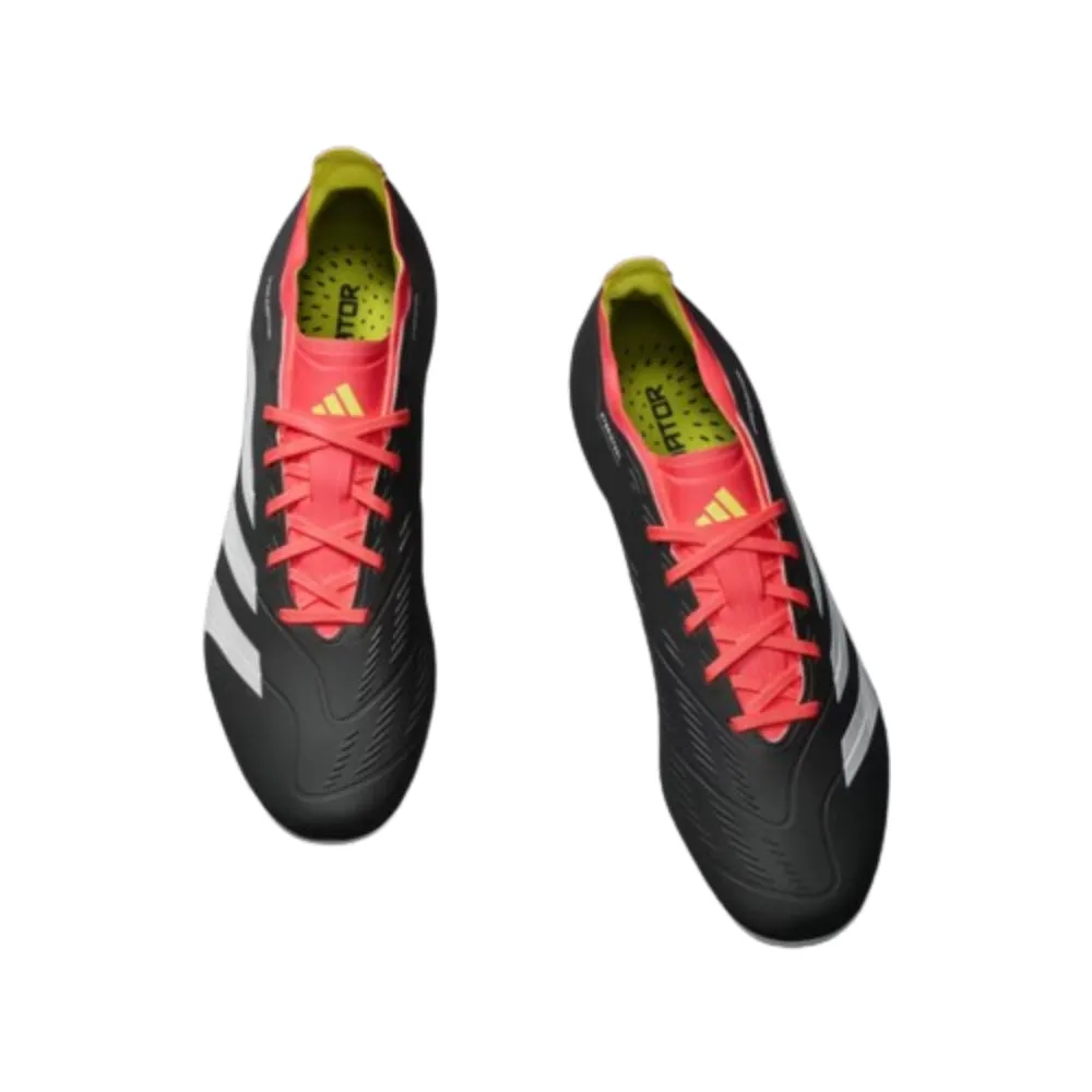 Adidas Unisex Predator League FG Soccer Cleats (Black/White/Red)