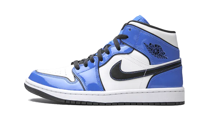 Air Jordan 1 Mid Signal Blue can be rewritten as Air Jordan 1 Mid Signal Blue.