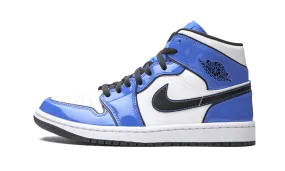 Air Jordan 1 Mid Signal Blue can be rewritten as Air Jordan 1 Mid Signal Blue.