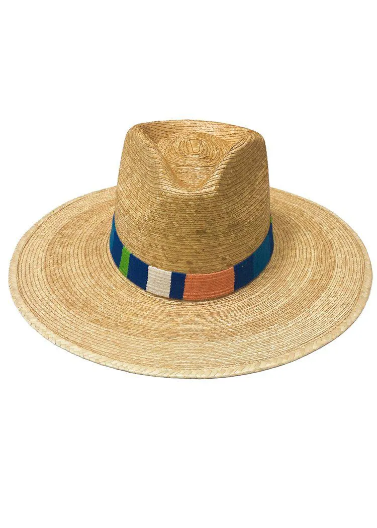 Wide-Brimmed Palm Sun Hat by Albertina