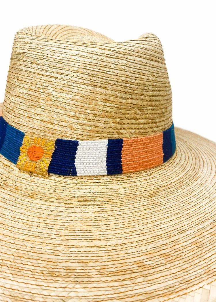 Wide-Brimmed Palm Sun Hat by Albertina