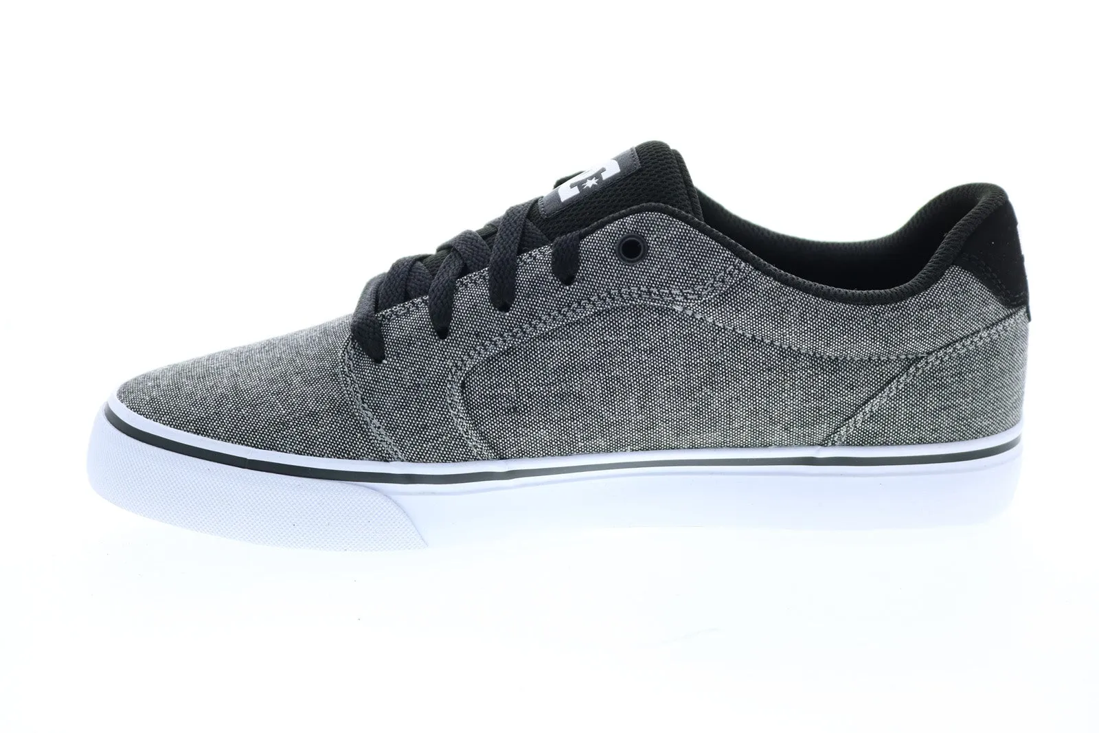 Anvil 303190 Men's Gray Canvas Lace Up Skate Sneakers