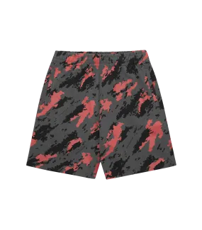 A O CAMO PRINT SHORTS GREY