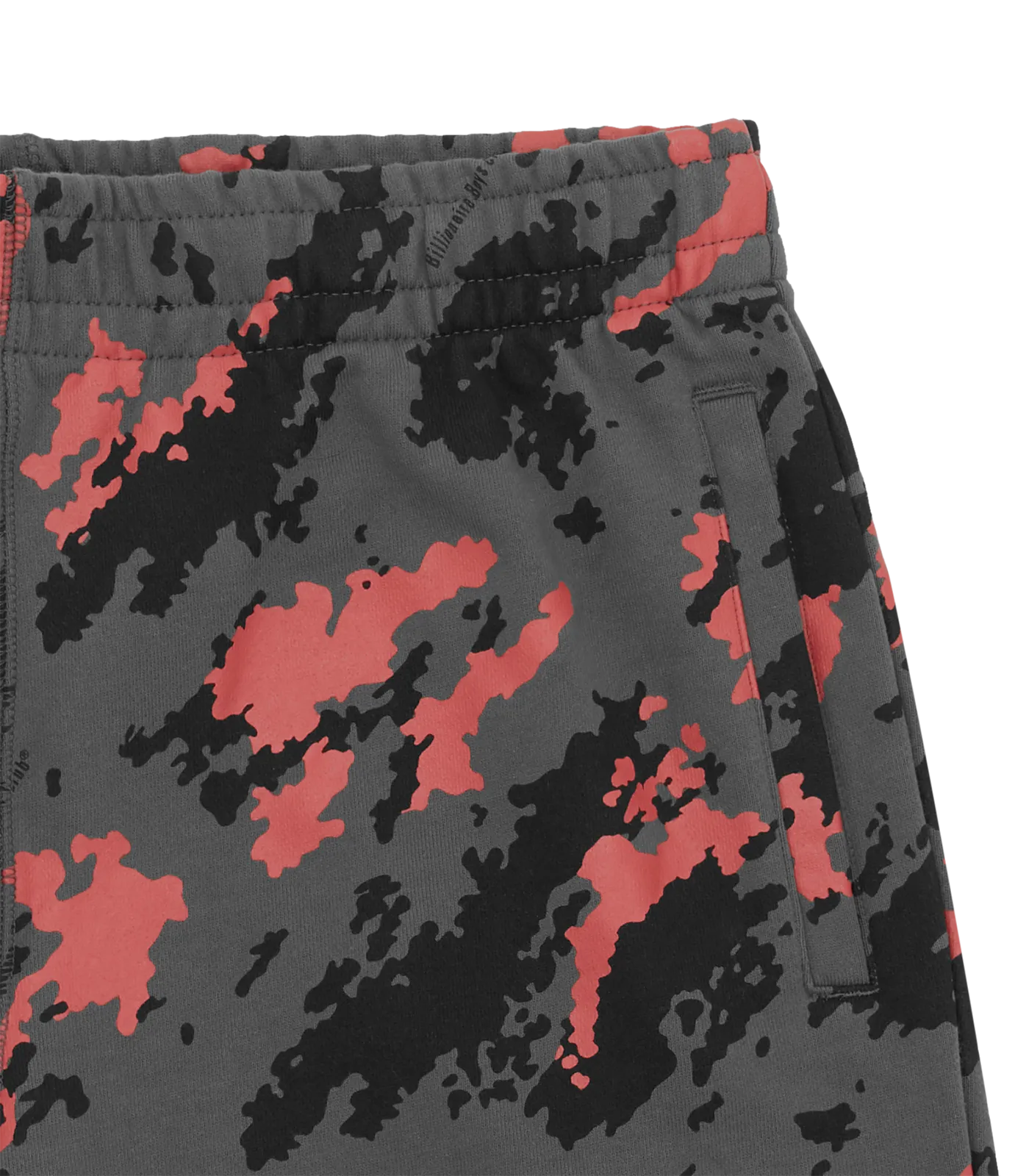 A O CAMO PRINT SHORTS GREY