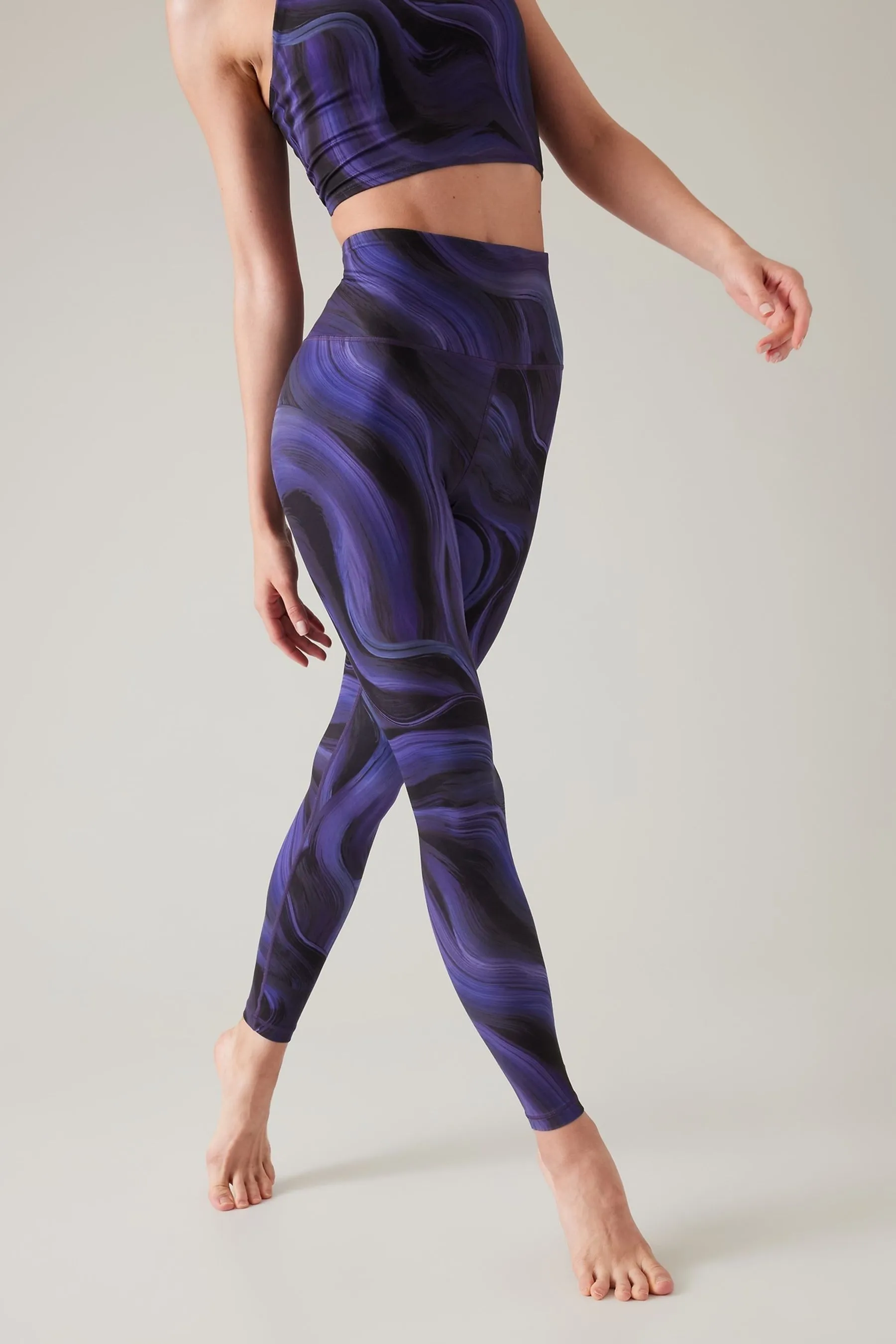 Athleta Purple Elation Leggings - Purple Yoga Leggings for Women