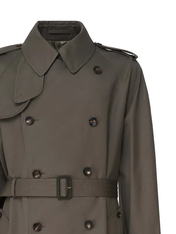 Bally Cotton Blend Trench Coat