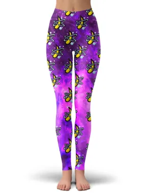 Yellow Banana Print Leggings