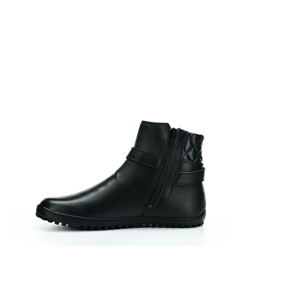 Lenka Diva All Black barefoot shoes.