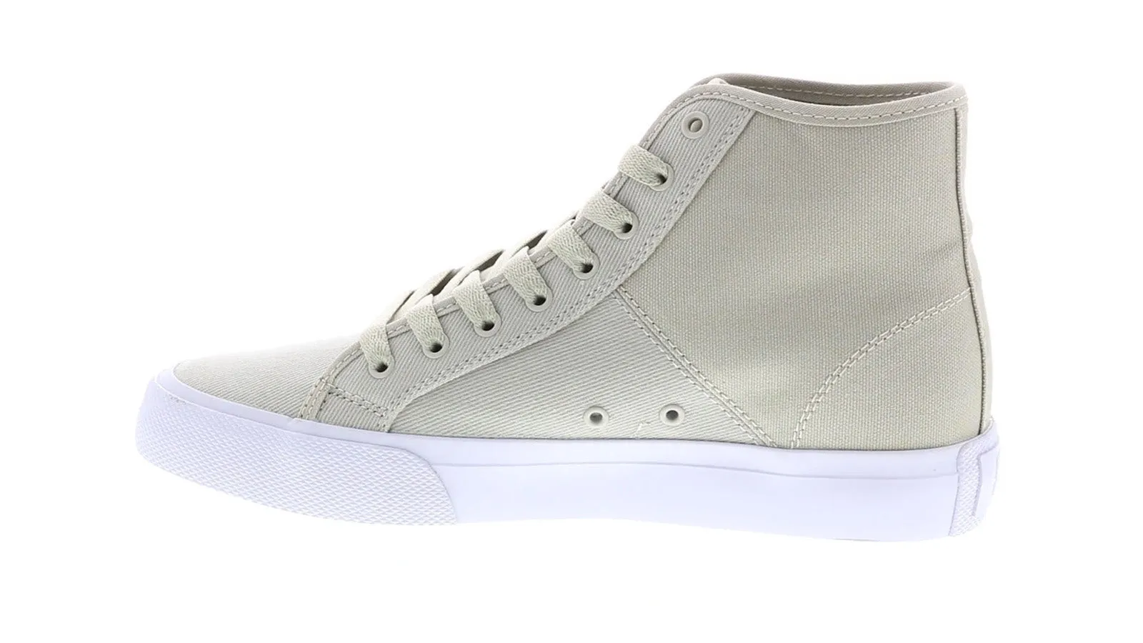 Beige Skate-Inspired Sneakers Shoes for Men DC Manual HI TX SE ADYS300644-TKA0