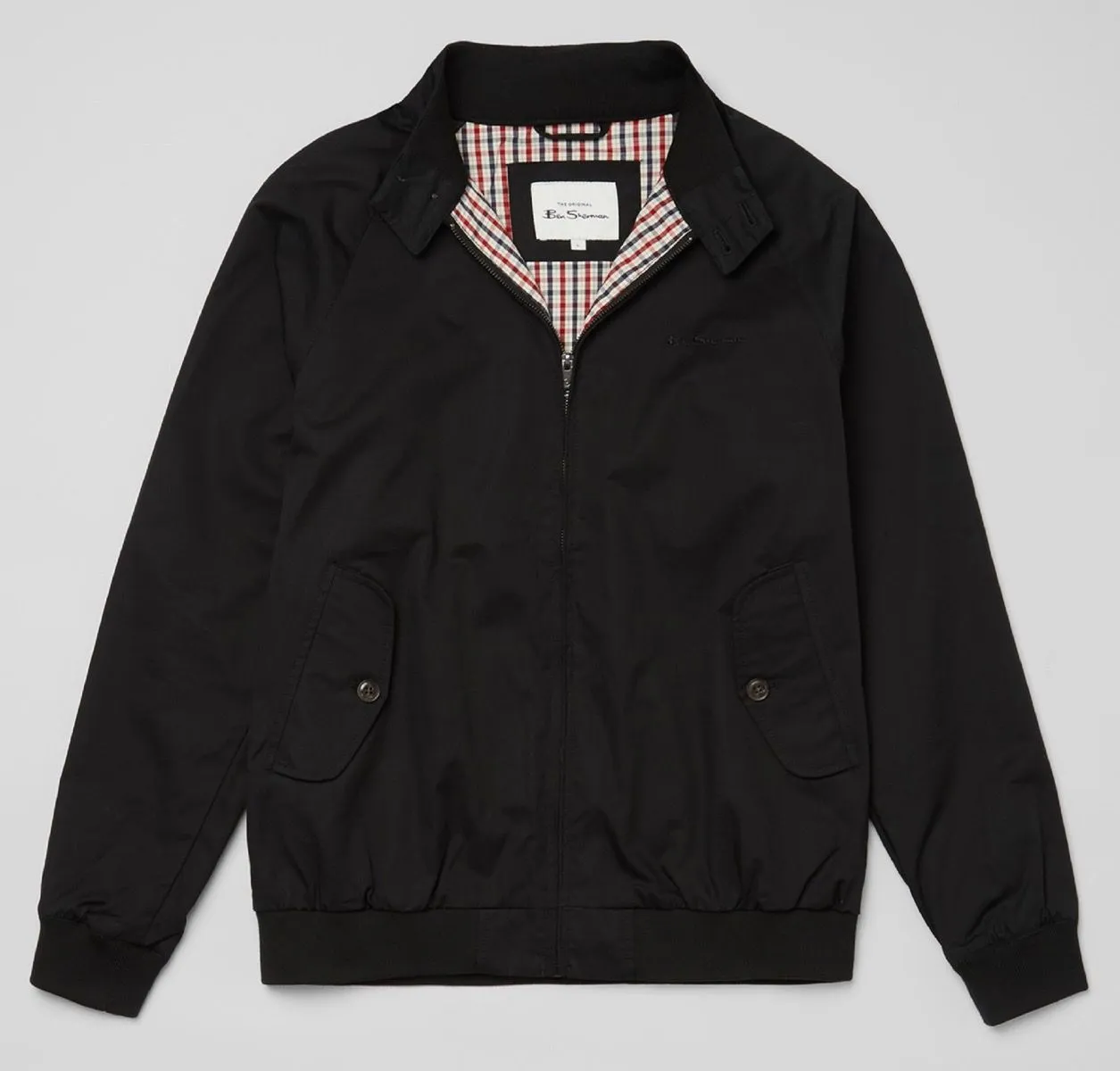 Ben Sherman Dark Navy Casual Harrington Jacket