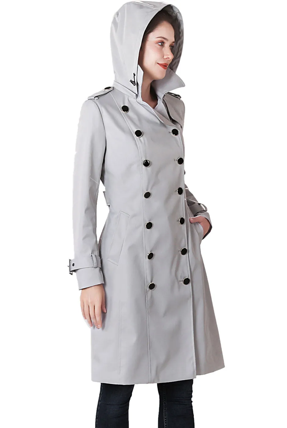 BGSD Women Waterproof Trench Coat Karla - Shop Now