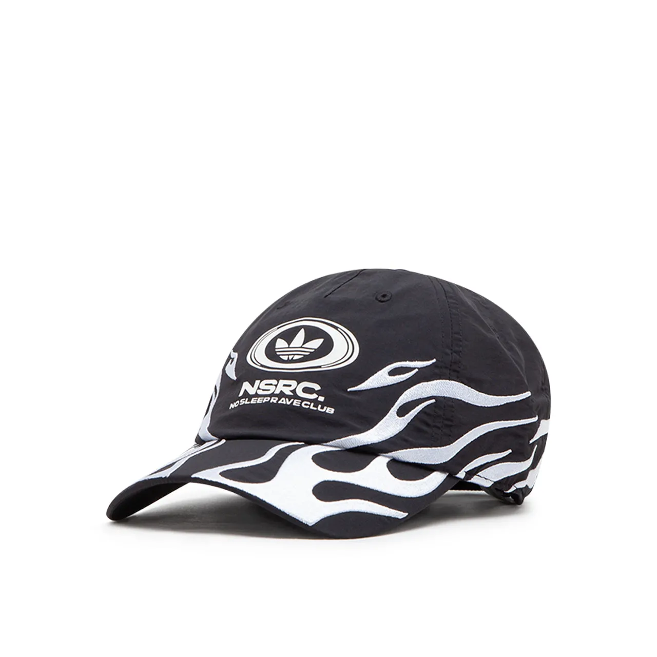 Black and White adidas No Sleep Rave Club Cap