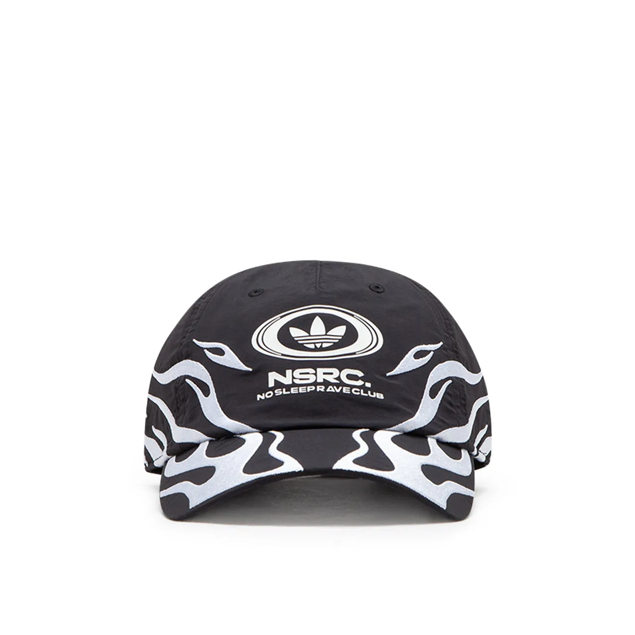 Black and White adidas No Sleep Rave Club Cap