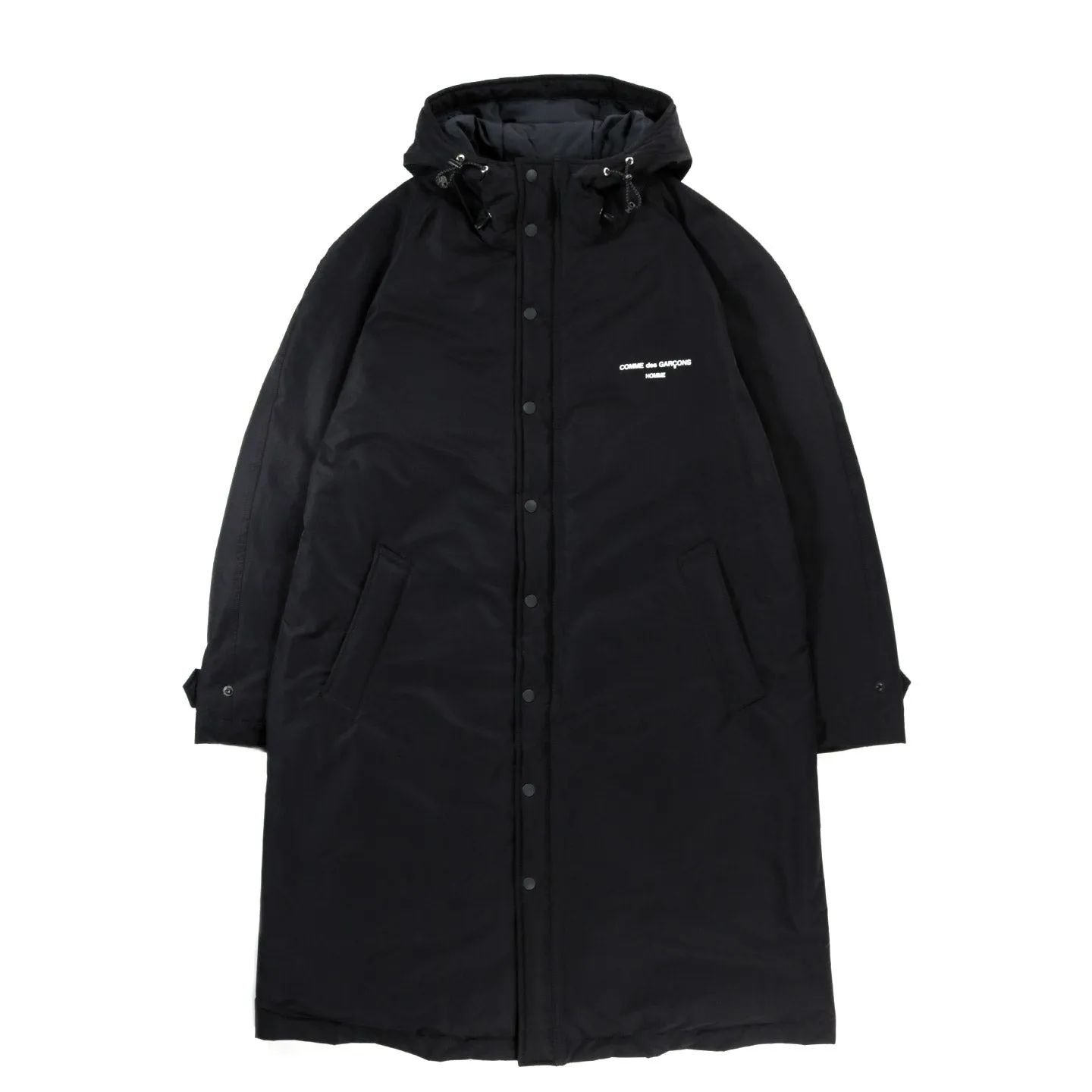 Black COMME DES GARCONS HOMME C010 Down Parka