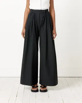 Black Elastic Waist Pants