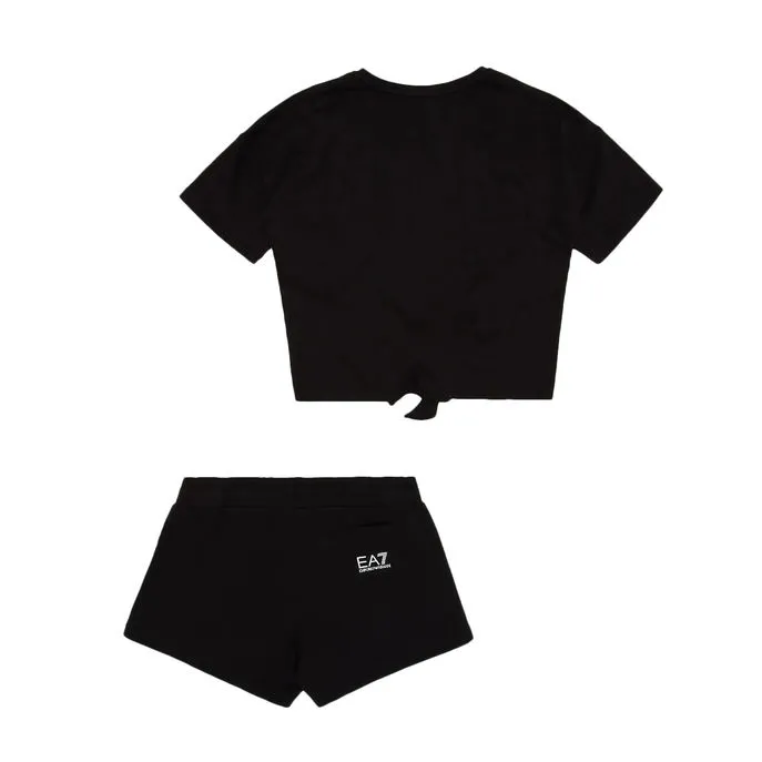 Black Girl Tshirt and Shorts Set