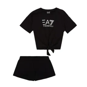 Black Girl Tshirt and Shorts Set