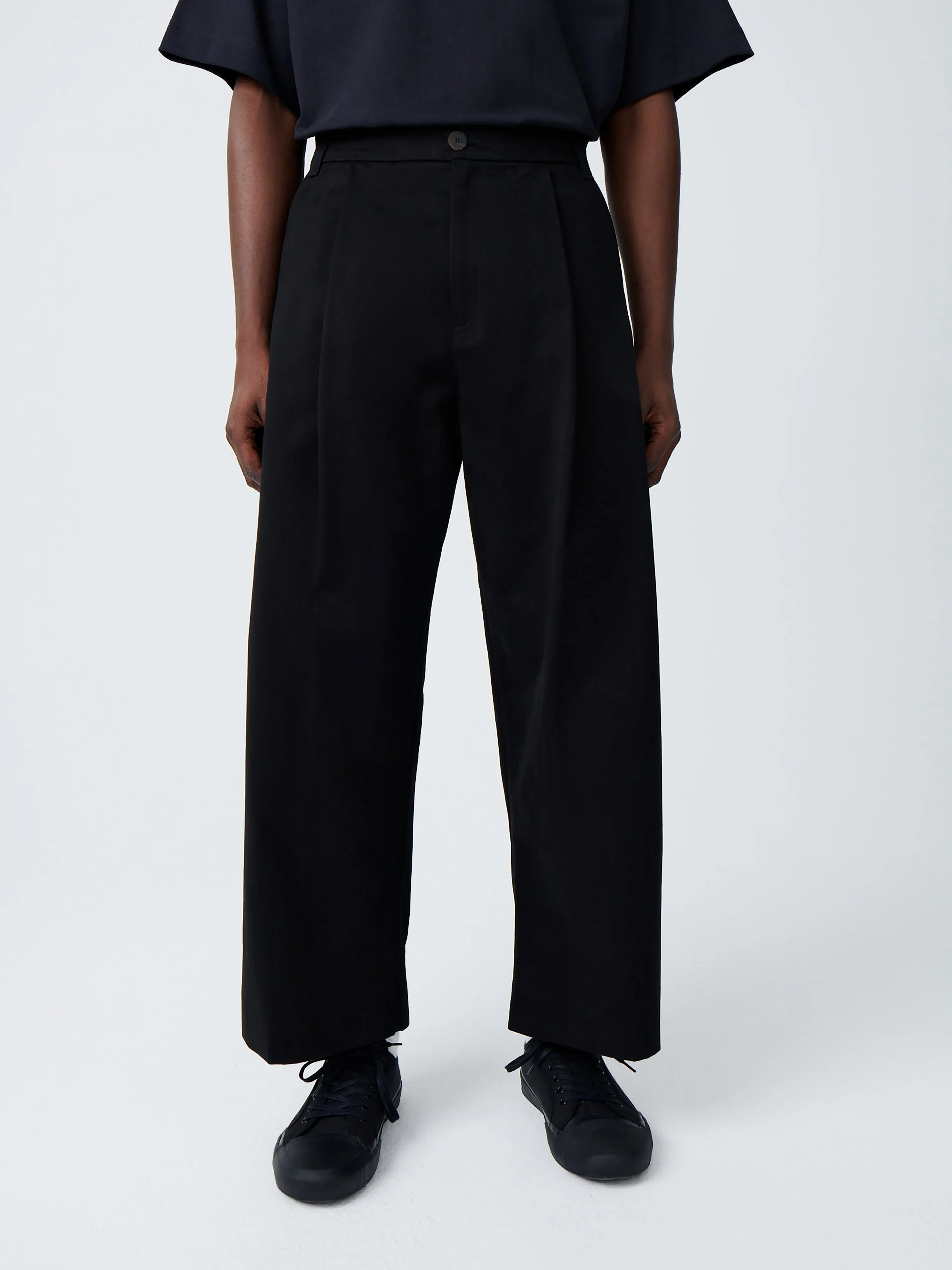 Black High-Waisted Pants