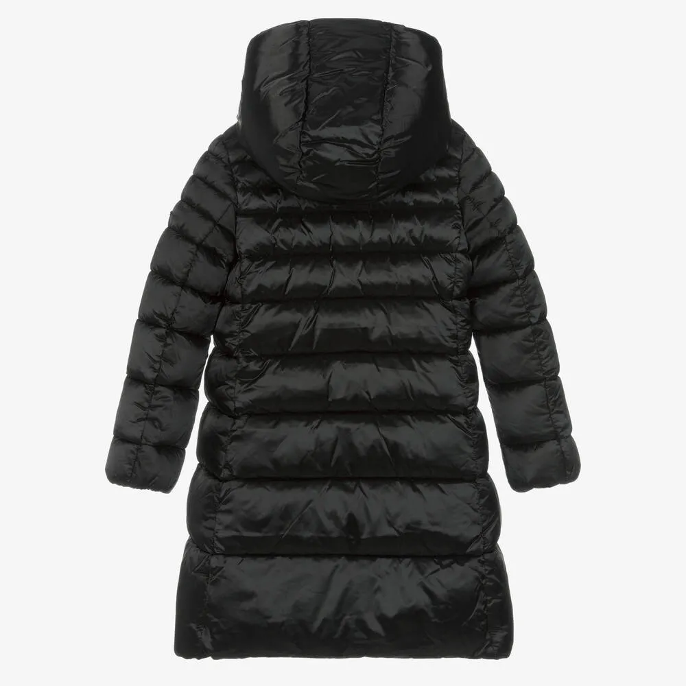 Black Puffer Coat for Girls