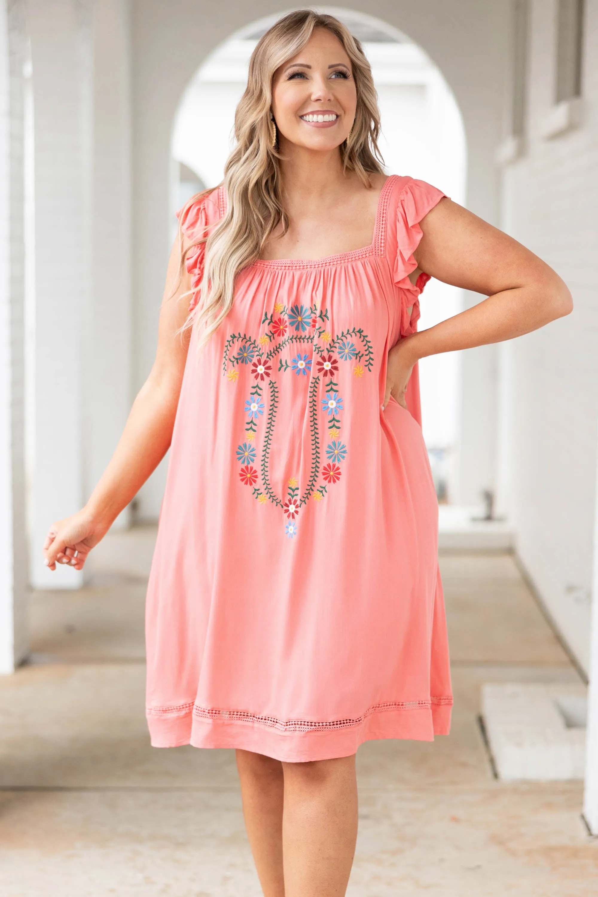 Blush Sparkling Dress - Shop Now