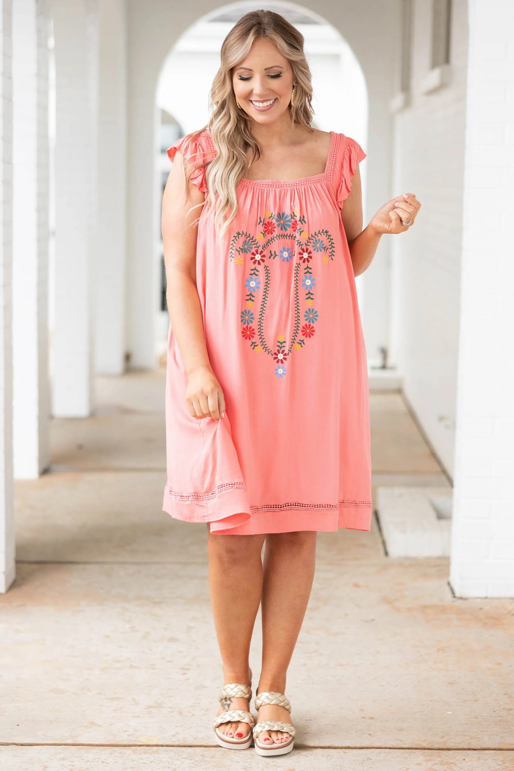 Blush Sparkling Dress - Shop Now