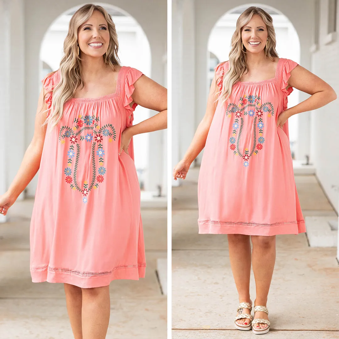 Blush Sparkling Dress - Shop Now