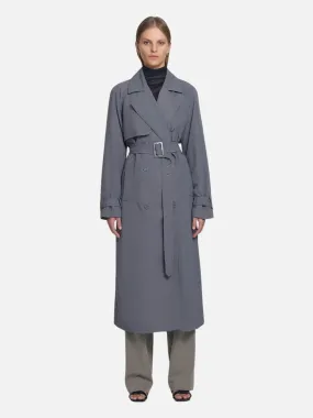 Brotherhood Trench Coat - Charcoal Grey