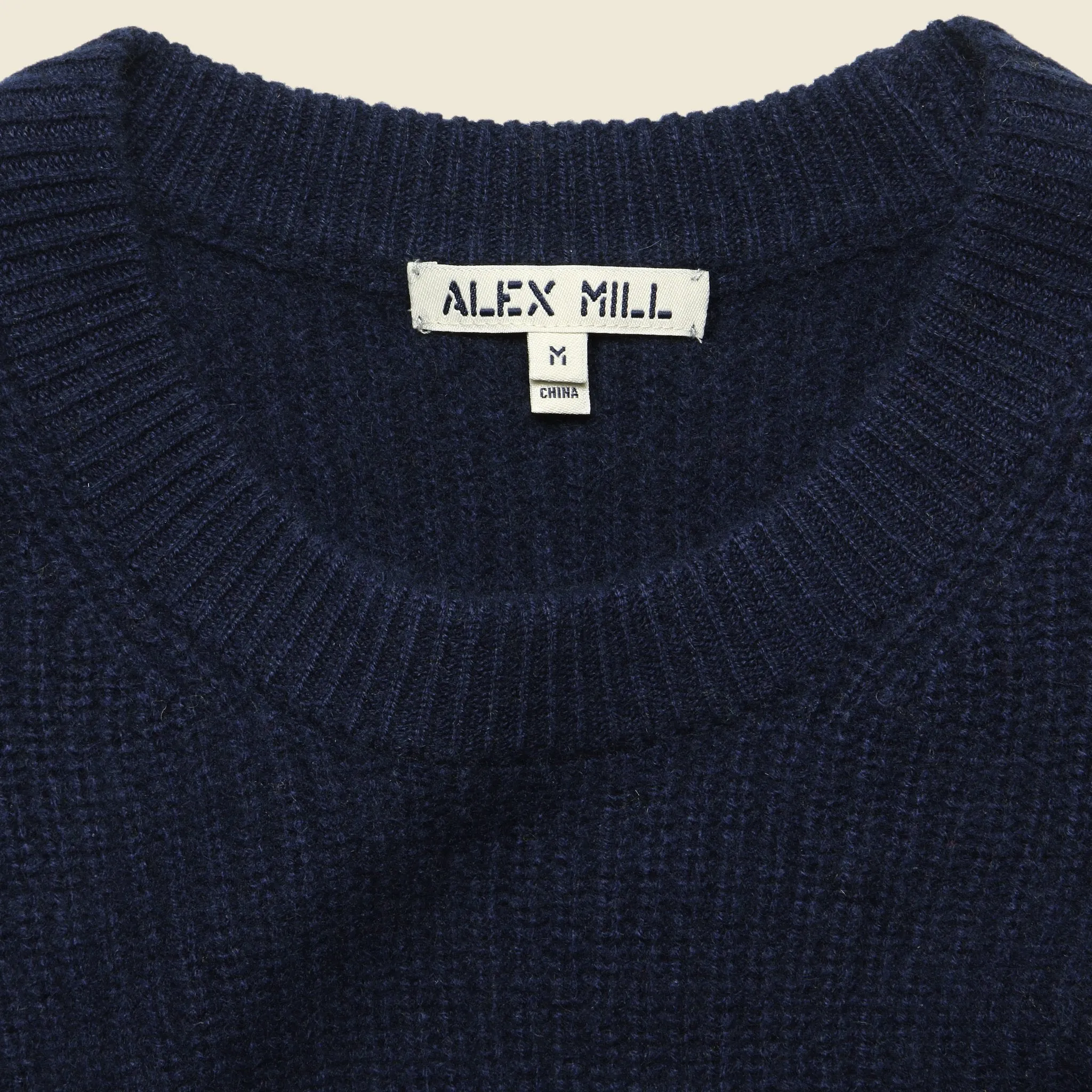 Cashmere Jordan Sweater - Navy