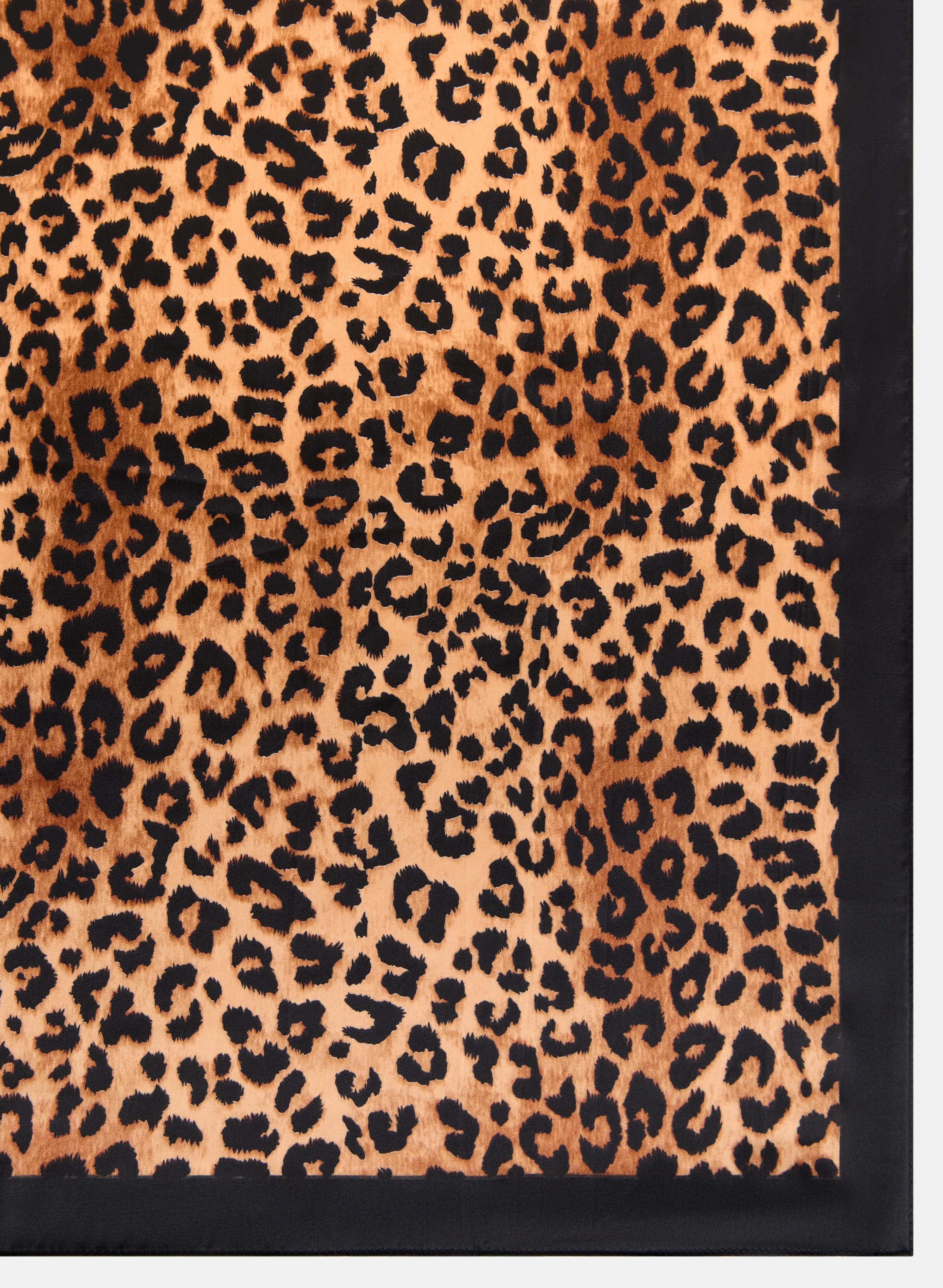 Cheeta Print Long Scarf