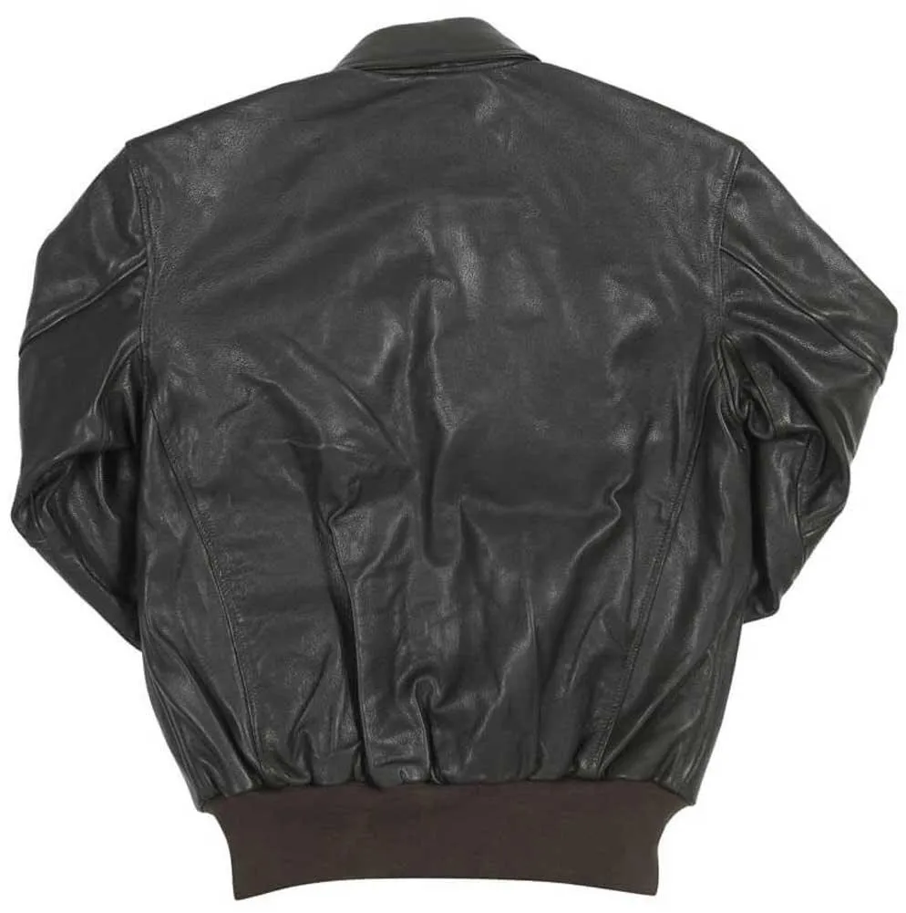 Cockpit USA A-2 Flight Jacket - Black, USAF Goatskin Mens