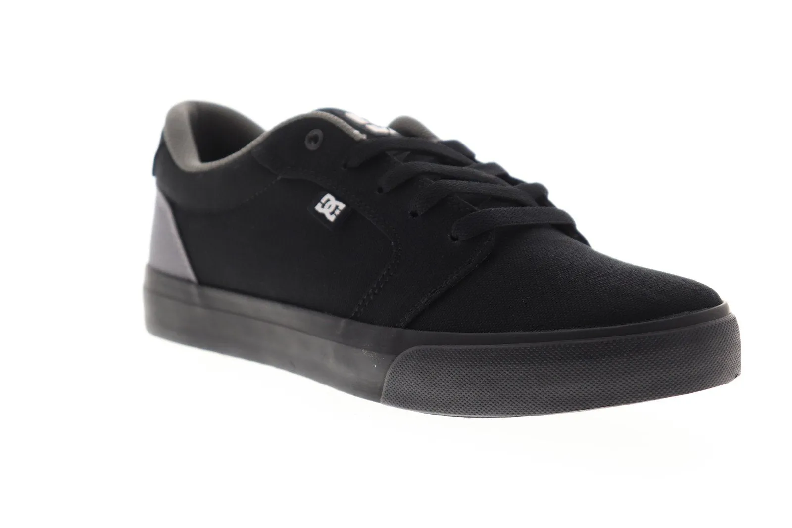 DC Anvil TX 320040 Men's Black Canvas Skate Shoes