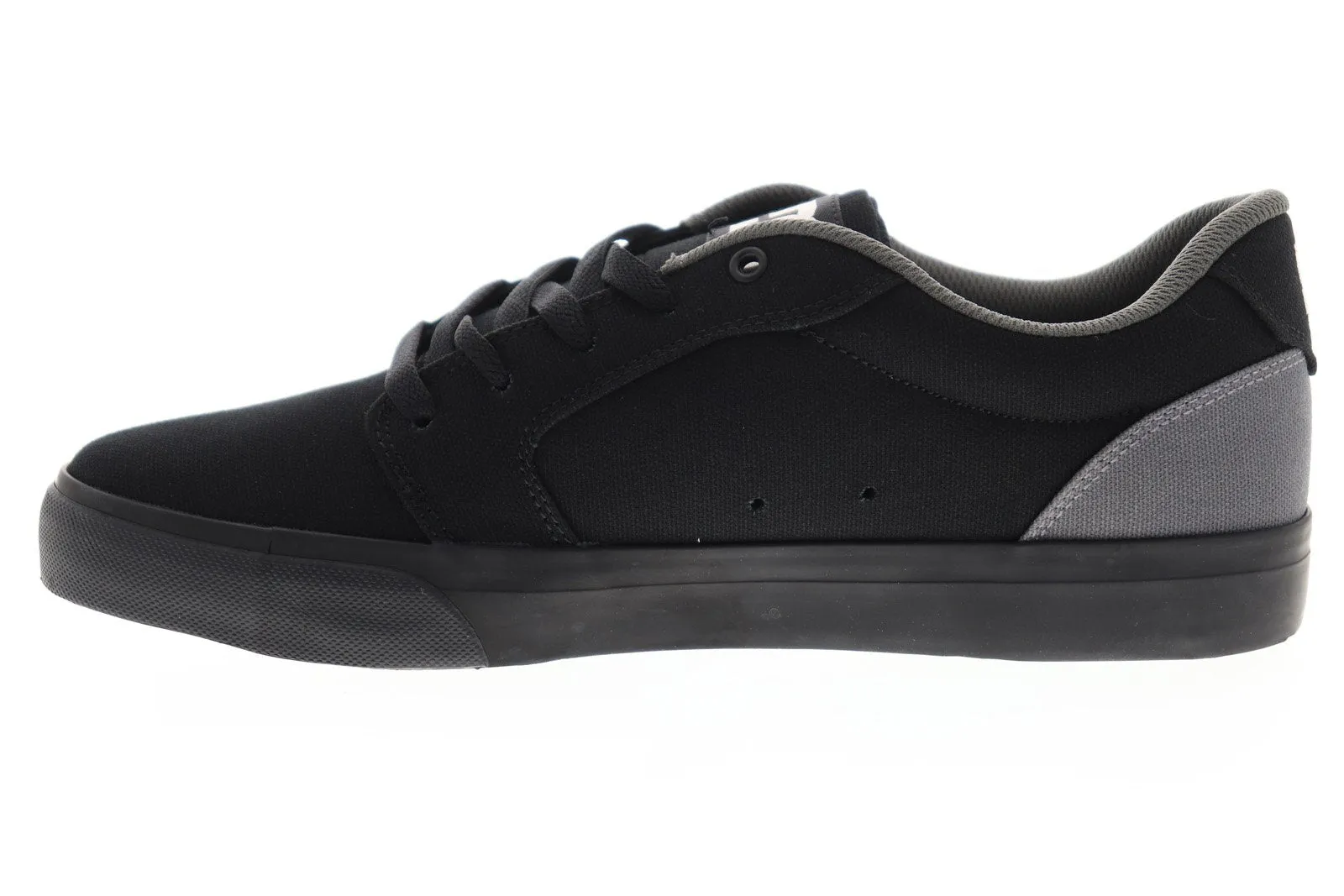 DC Anvil TX 320040 Men's Black Canvas Skate Shoes