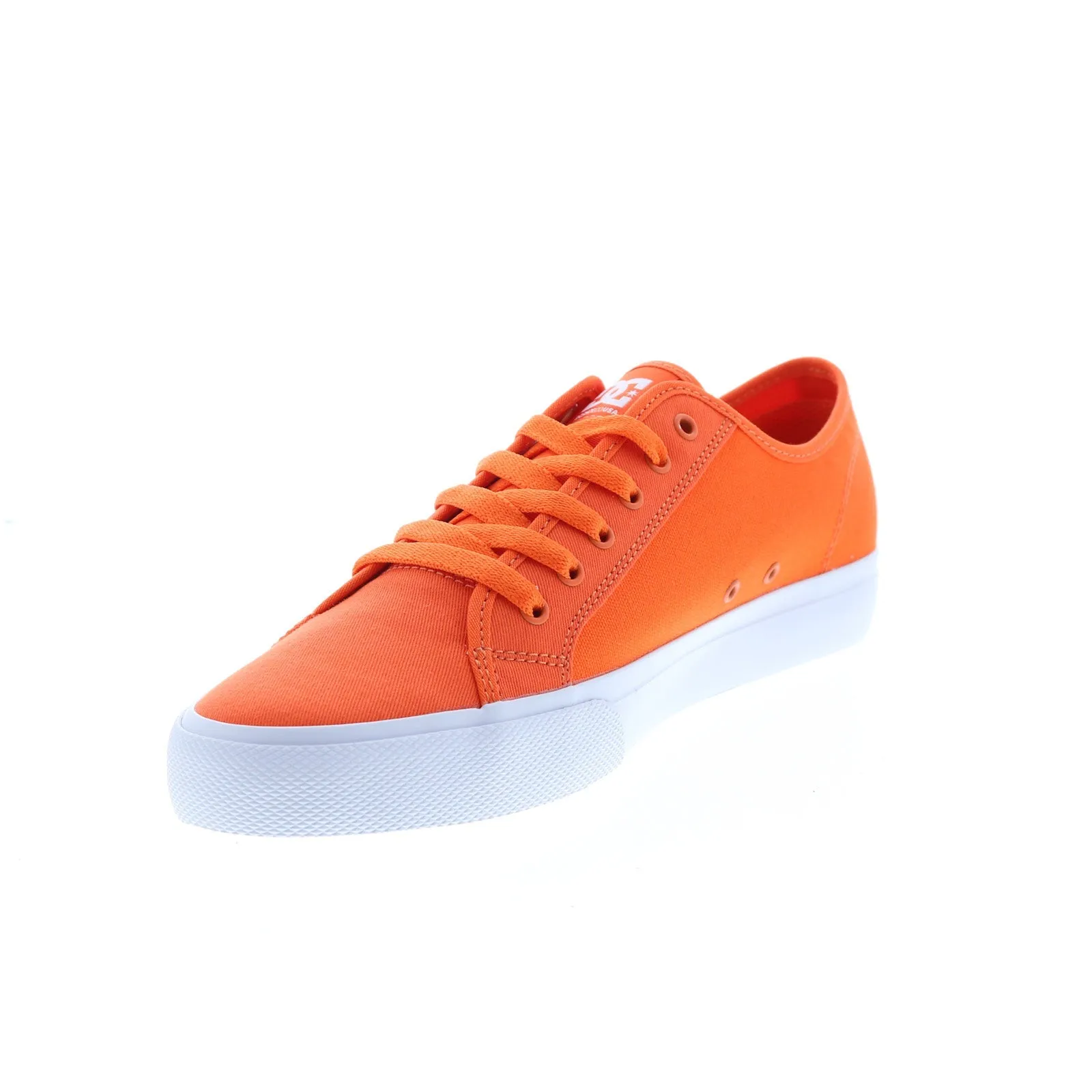 DC Men's Orange Canvas Skate Sneakers ADYS300678-HTO