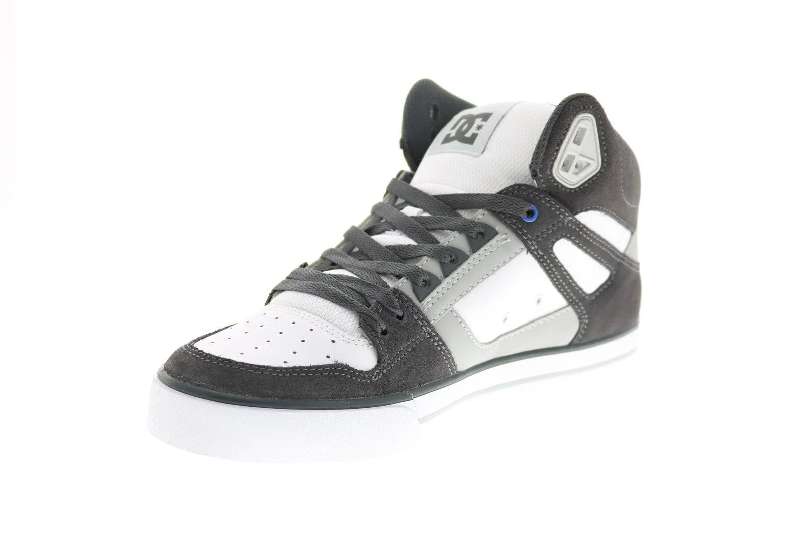 DC Pure High-Top WC Men's Gray Skate Sneakers ADYS400043-XSWB