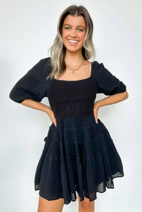 Desire Puff Sleeve Tiered Dress - Shop Now