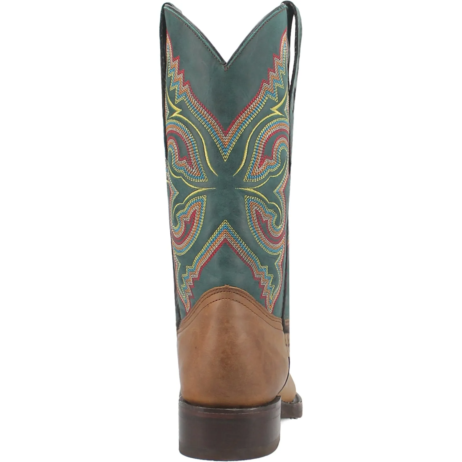 Tan Leather Cowboy Boots for Men - Dingo True Grit