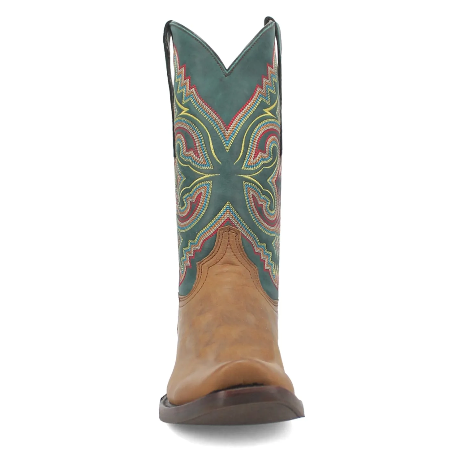 Tan Leather Cowboy Boots for Men - Dingo True Grit