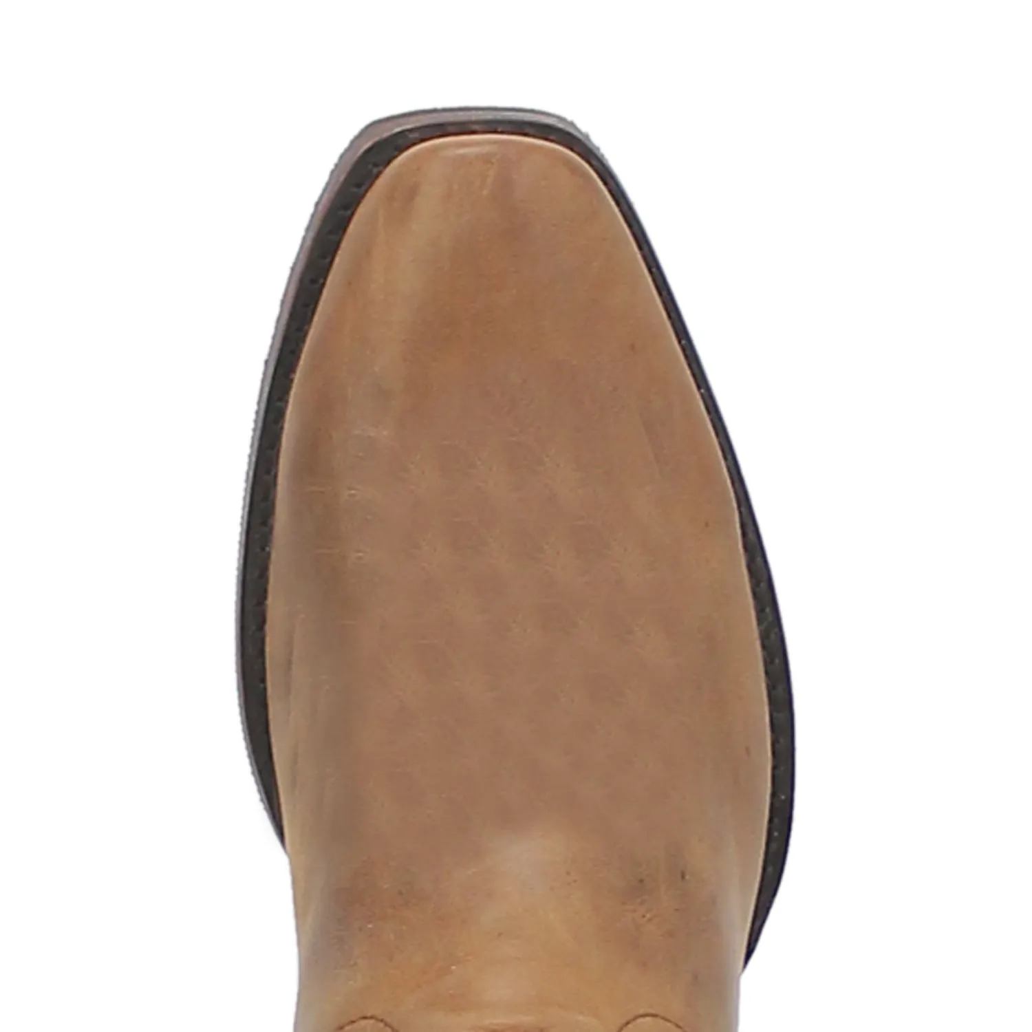 Tan Leather Cowboy Boots for Men - Dingo True Grit