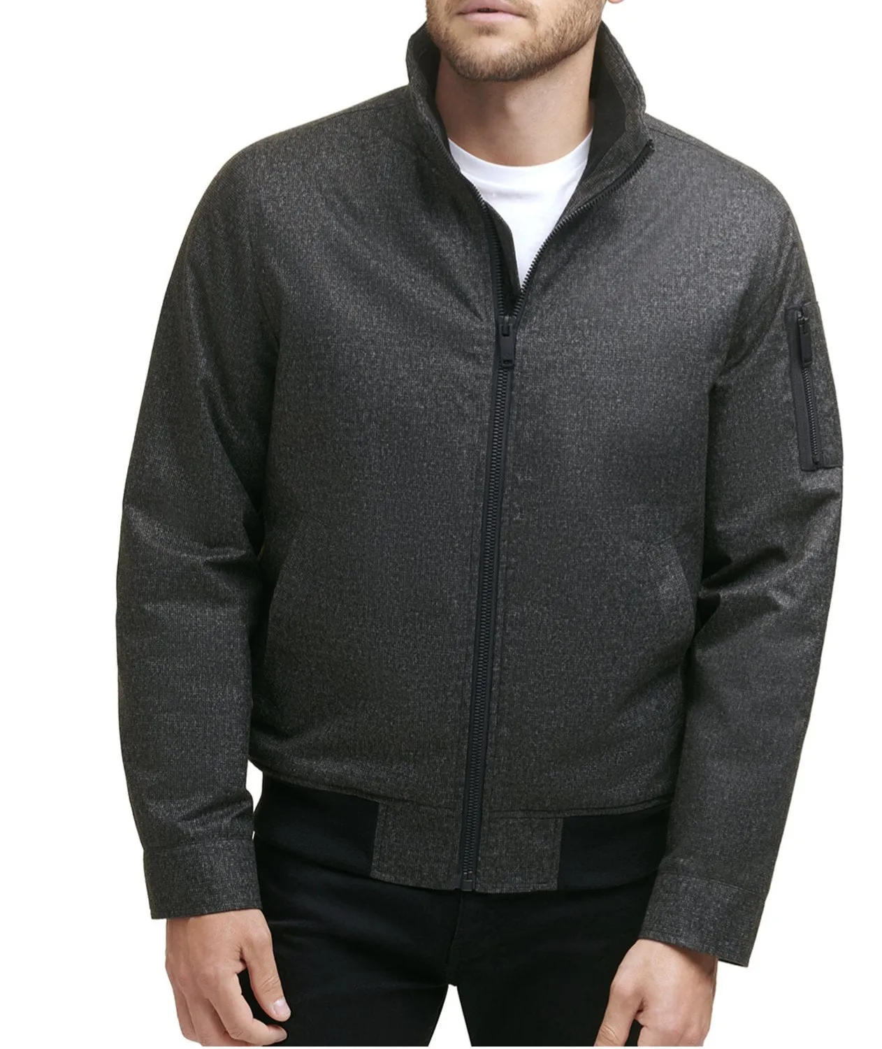 Dockers Men's Midweight Bomber Jacket with Bib