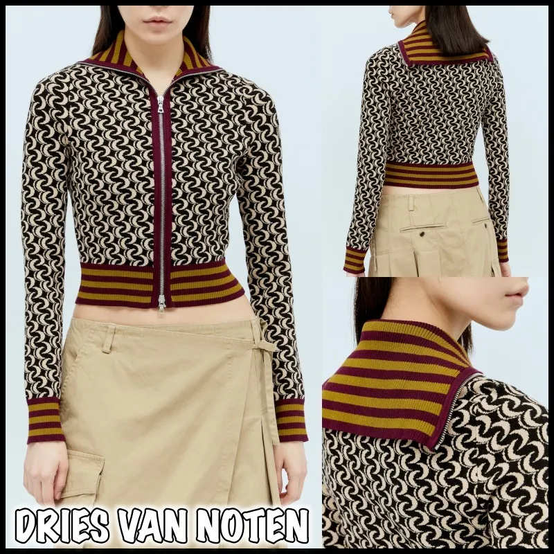 Dries Van Noten Casual Street Style Long Sleeves Cardigans