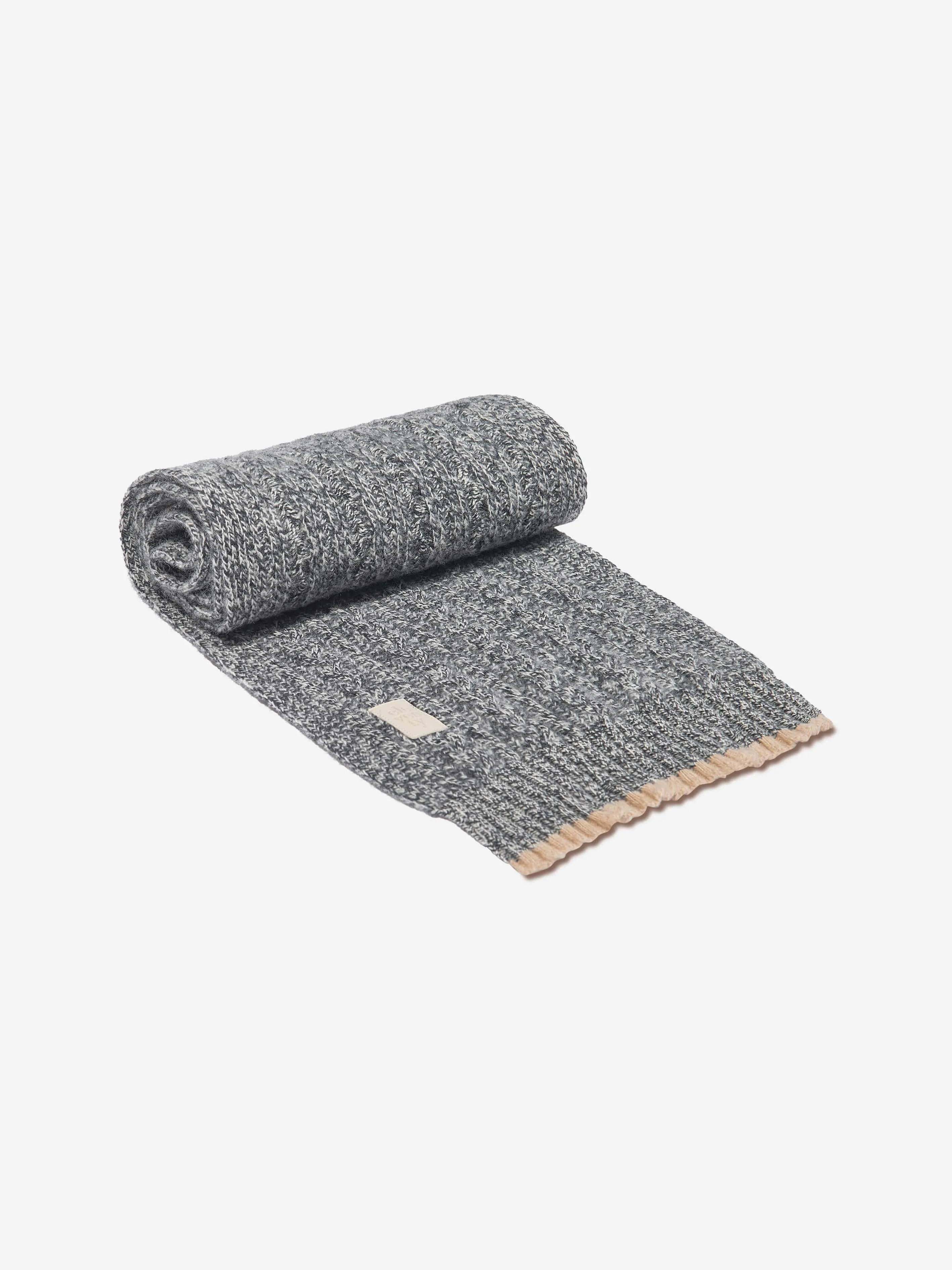 Eleventy Boys Navy Wool Scarf