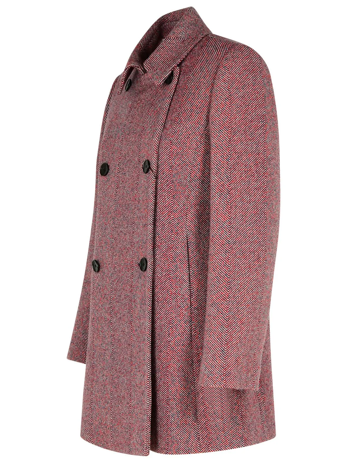 Etro Red Wool Coat