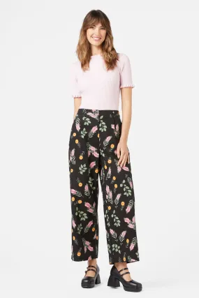 Floral Print Trousers