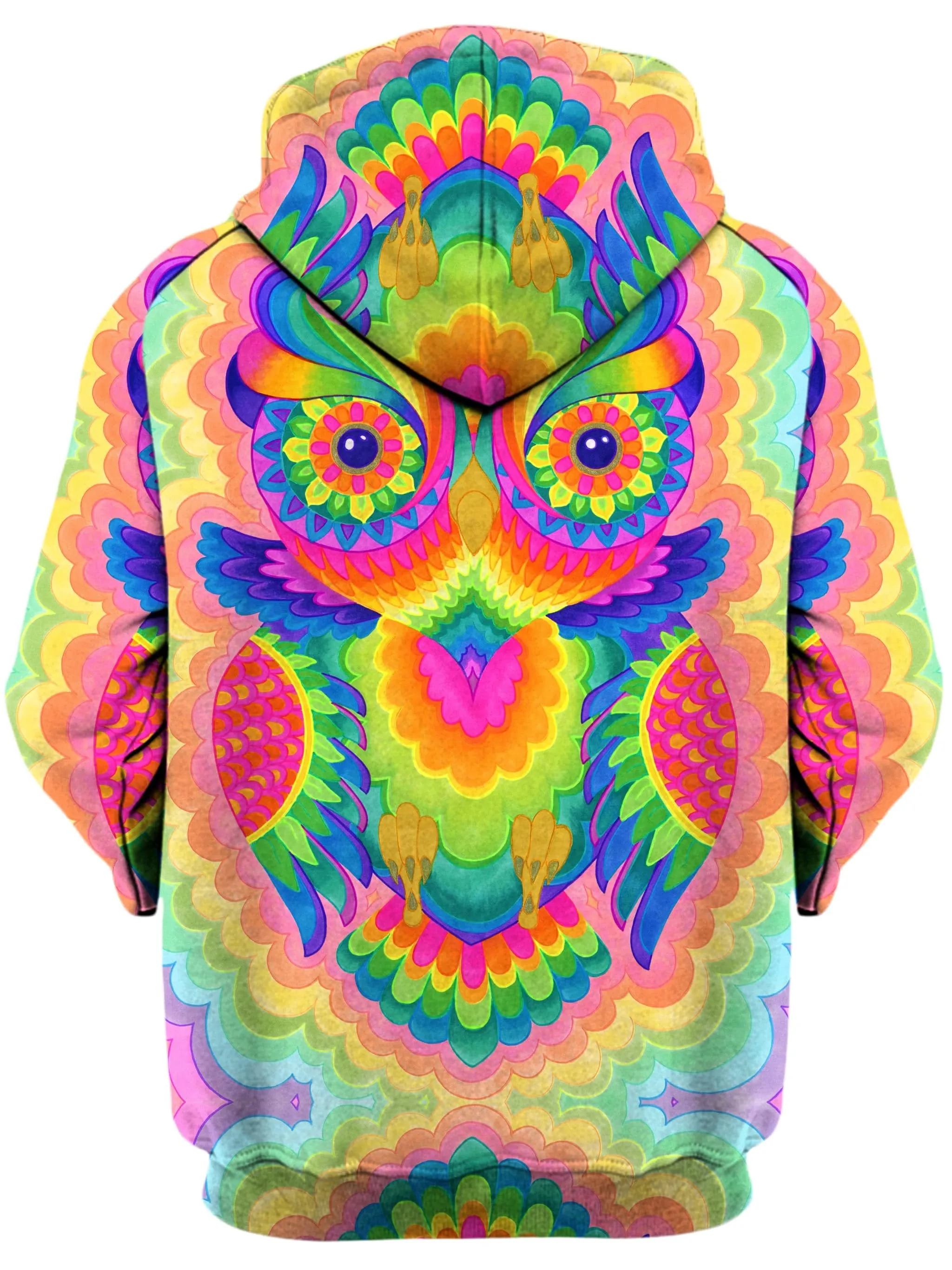 Galactic Owl Gender-Neutral Zip Hoodie