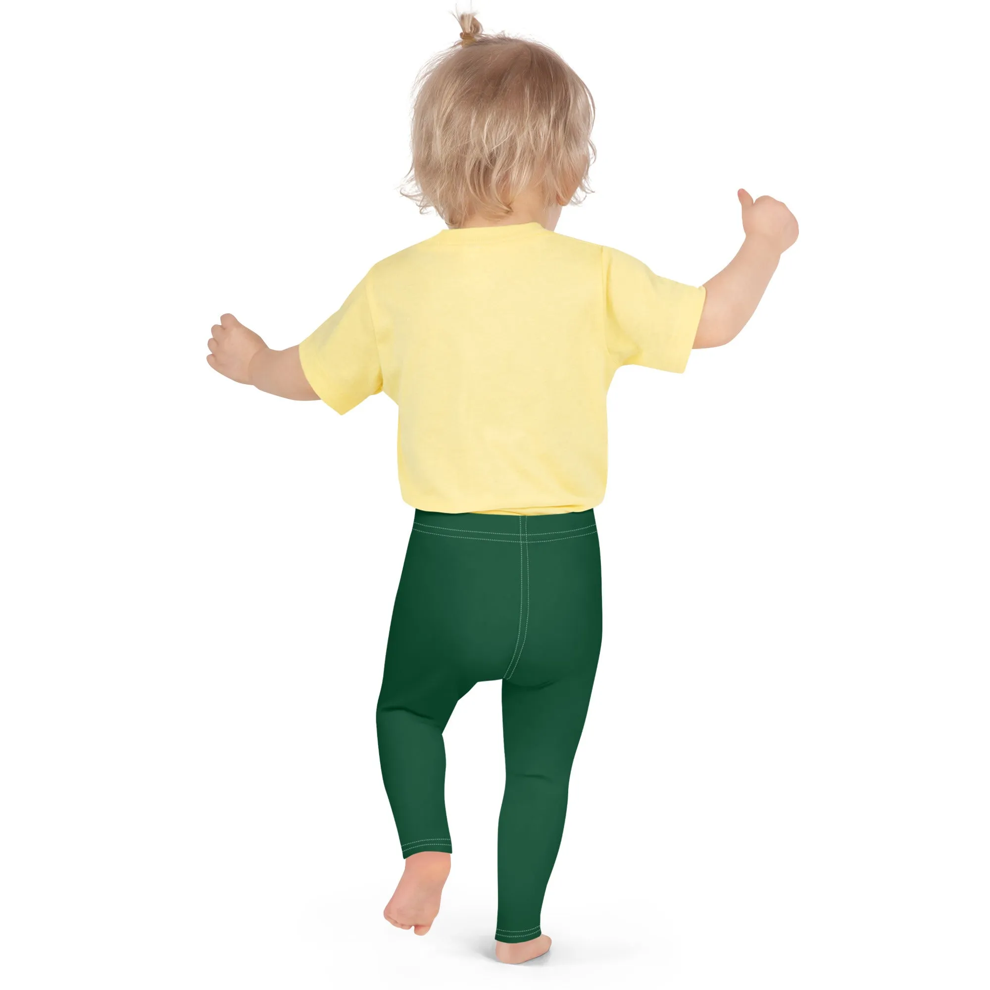 Girls' Active Leggings - Playful Sherwood Forest Style